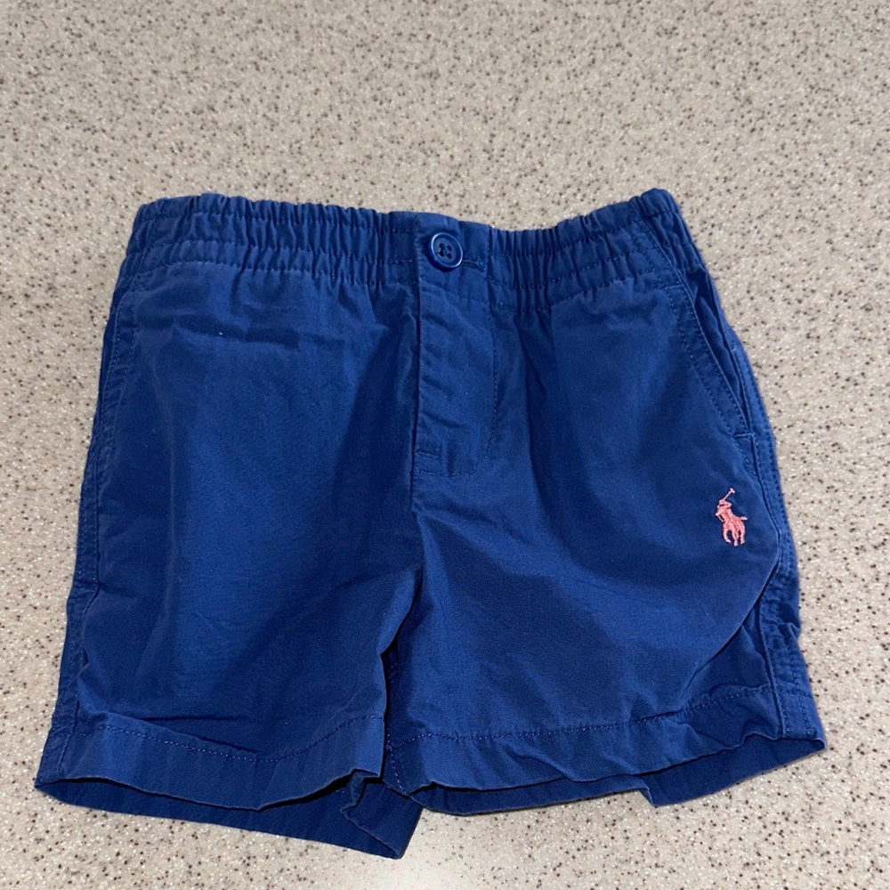 ✨ Ralph Lauren, Polo rider logo Blue Shorts size 6 months